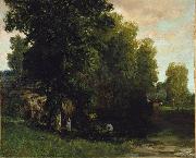 Gustave Courbet The Edge of the Pool Sweden oil painting artist